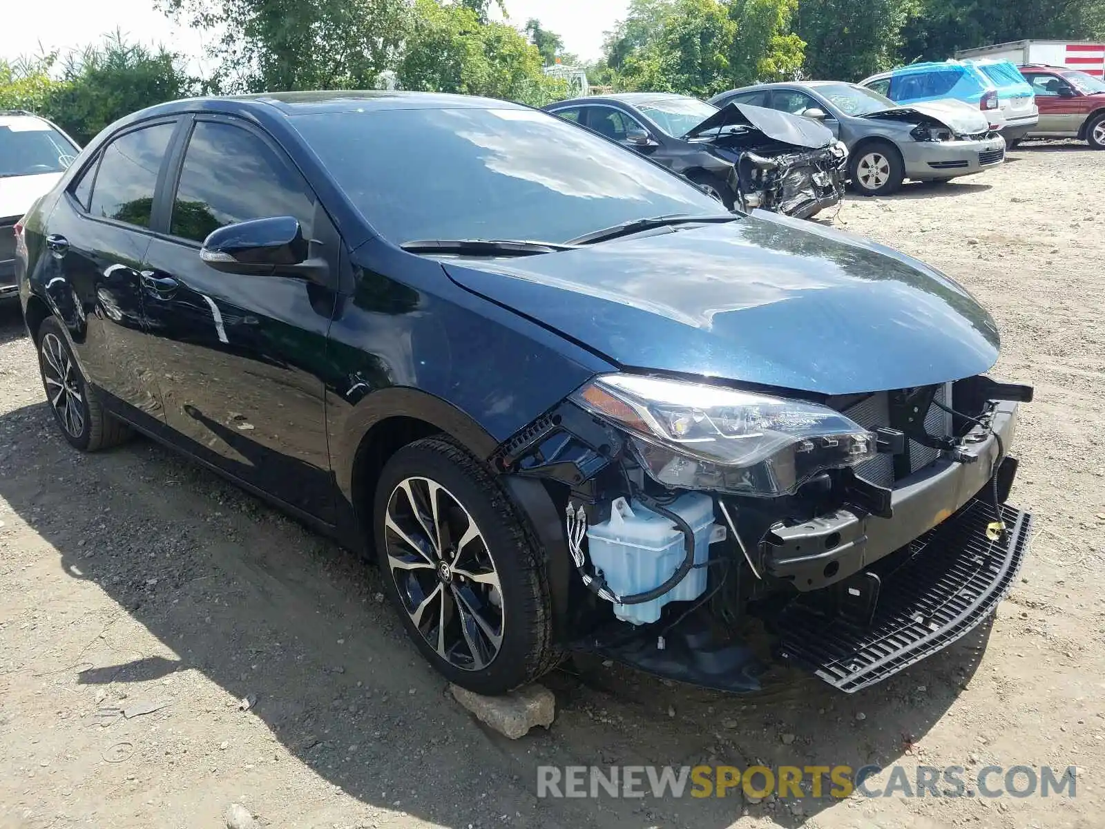 1 Photograph of a damaged car 2T1BURHE0KC245388 TOYOTA COROLLA 2019