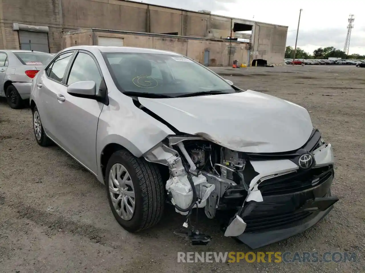 1 Photograph of a damaged car 2T1BURHE0KC245438 TOYOTA COROLLA 2019