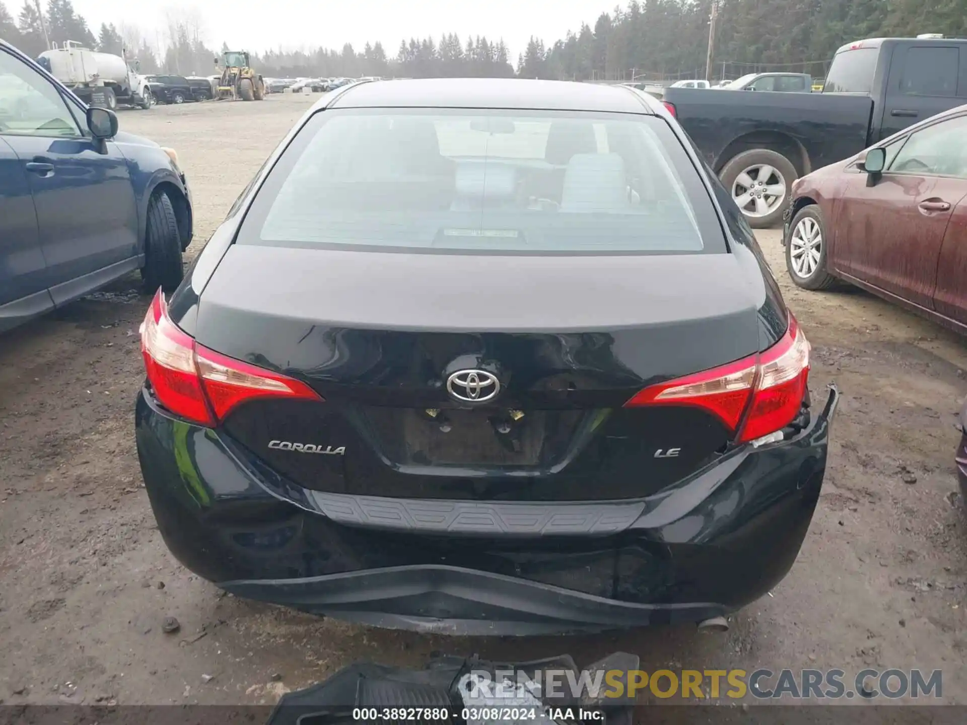 16 Photograph of a damaged car 2T1BURHE0KC246444 TOYOTA COROLLA 2019