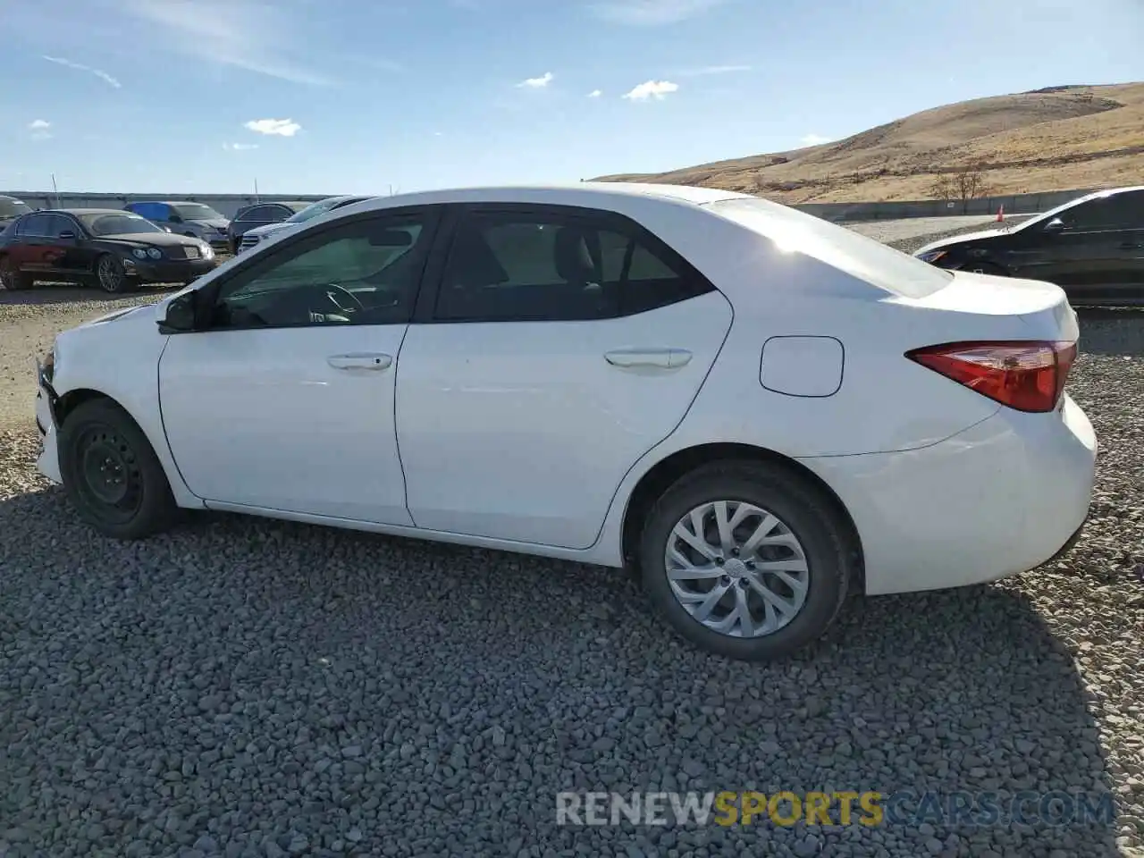 2 Photograph of a damaged car 2T1BURHE0KC246931 TOYOTA COROLLA 2019