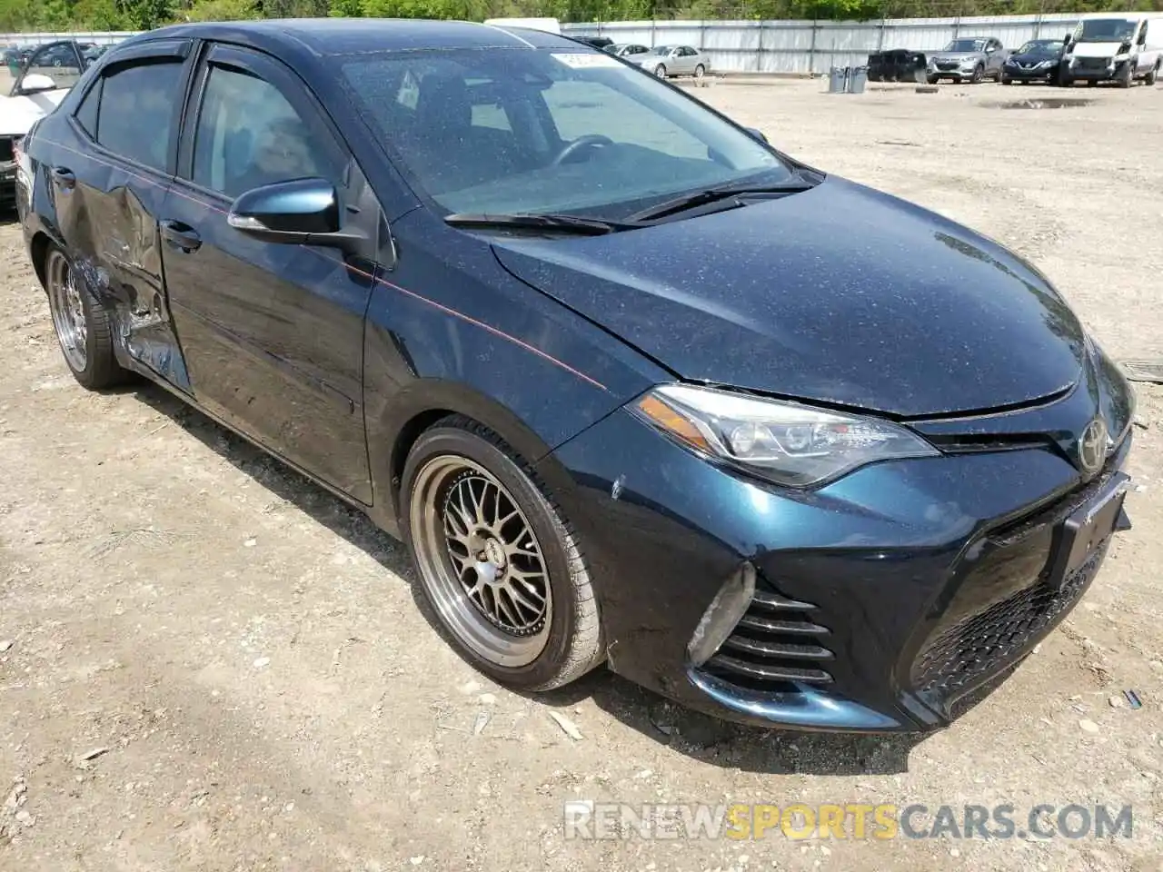 1 Photograph of a damaged car 2T1BURHE1KC125034 TOYOTA COROLLA 2019