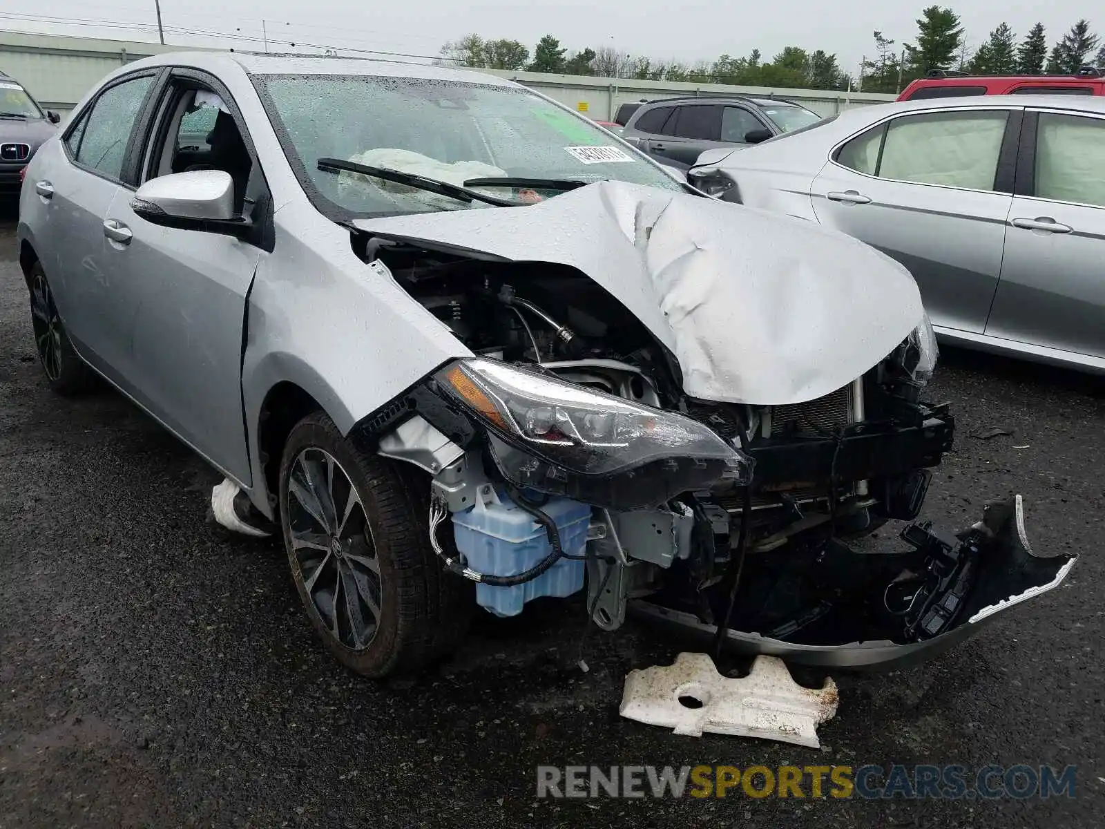 1 Photograph of a damaged car 2T1BURHE1KC125227 TOYOTA COROLLA 2019