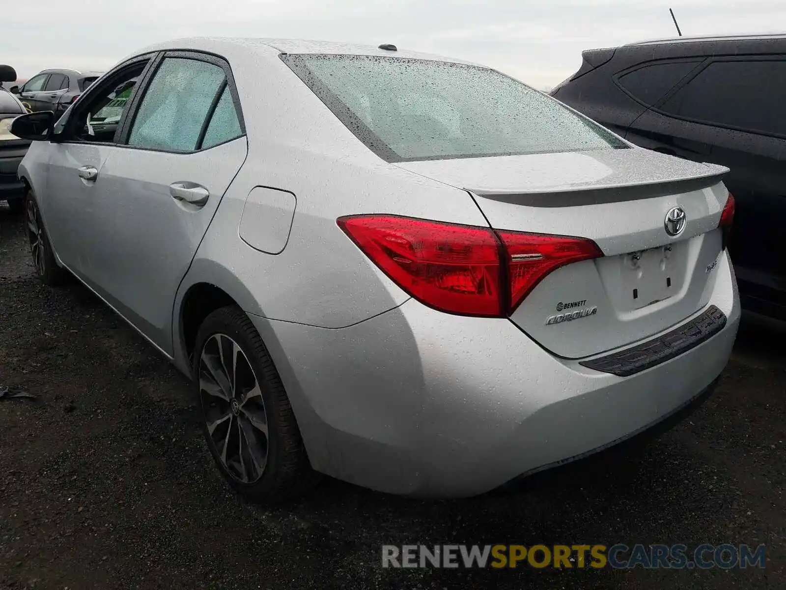 3 Photograph of a damaged car 2T1BURHE1KC125227 TOYOTA COROLLA 2019