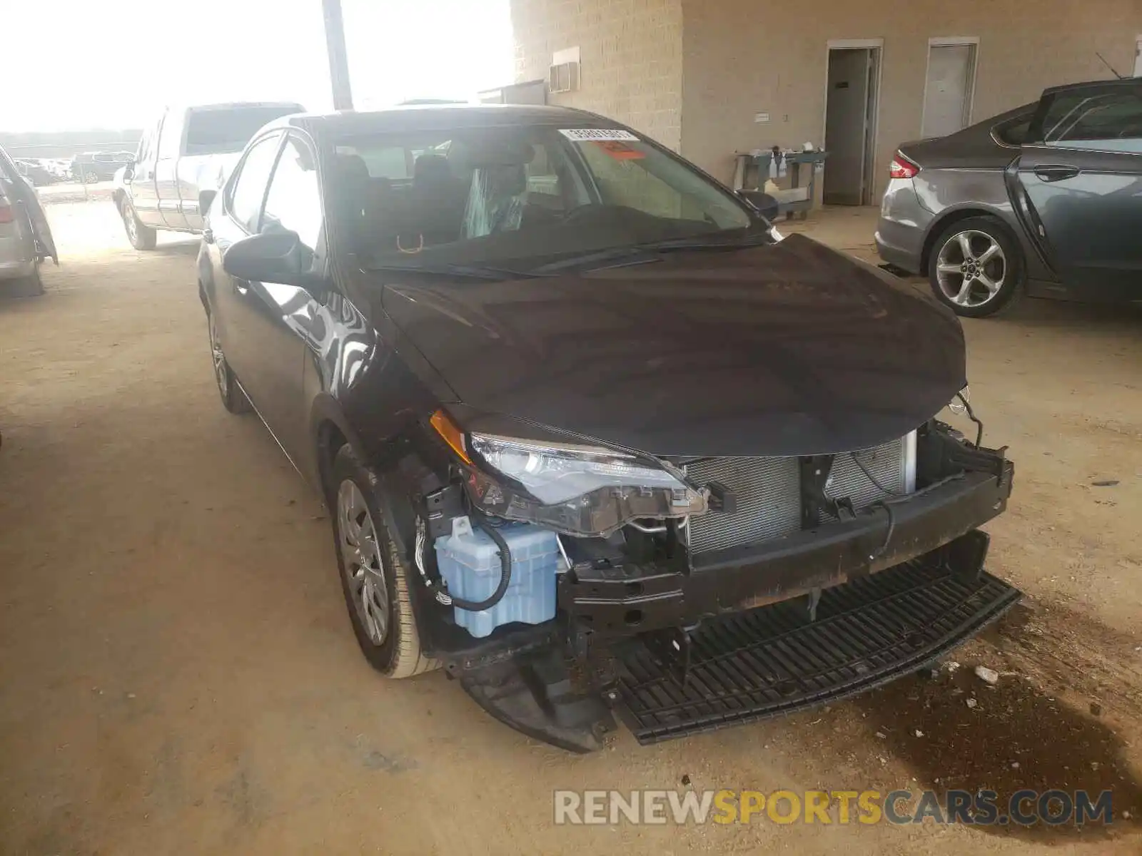 1 Photograph of a damaged car 2T1BURHE1KC125616 TOYOTA COROLLA 2019