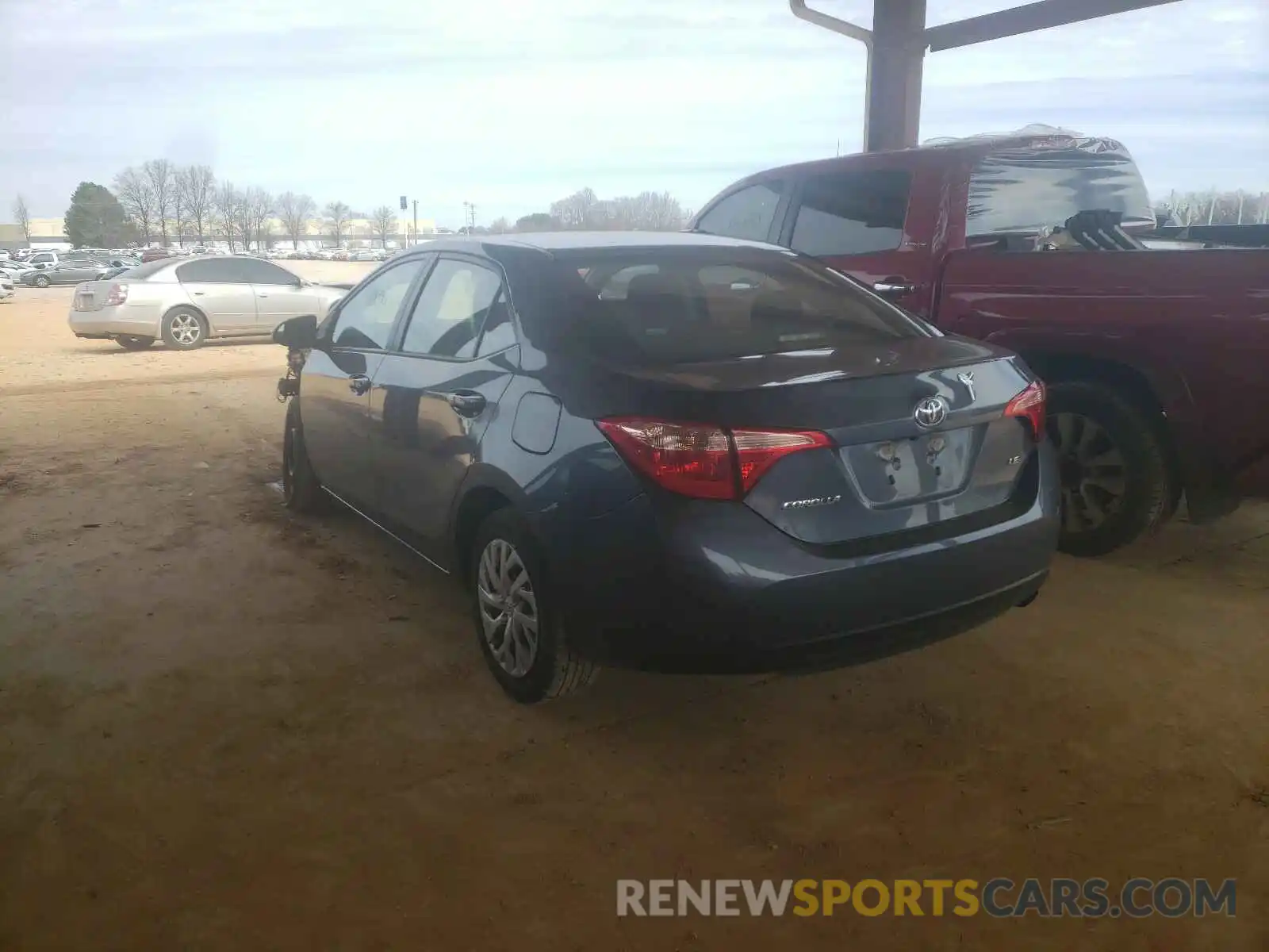 3 Photograph of a damaged car 2T1BURHE1KC125616 TOYOTA COROLLA 2019