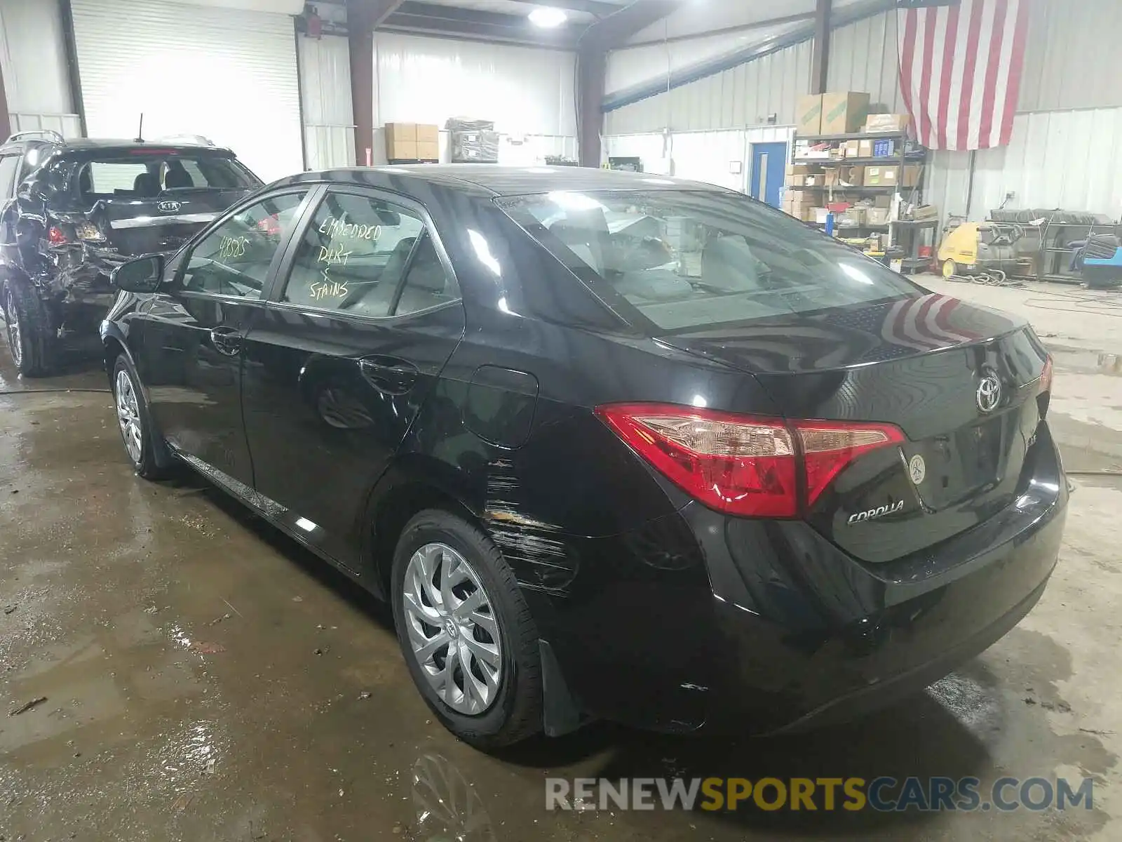 3 Photograph of a damaged car 2T1BURHE1KC126040 TOYOTA COROLLA 2019