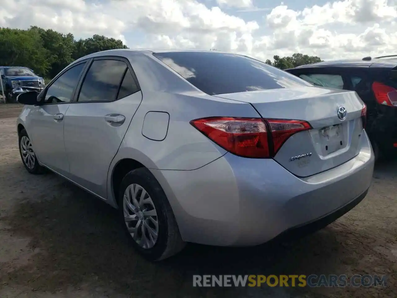 3 Photograph of a damaged car 2T1BURHE1KC126409 TOYOTA COROLLA 2019