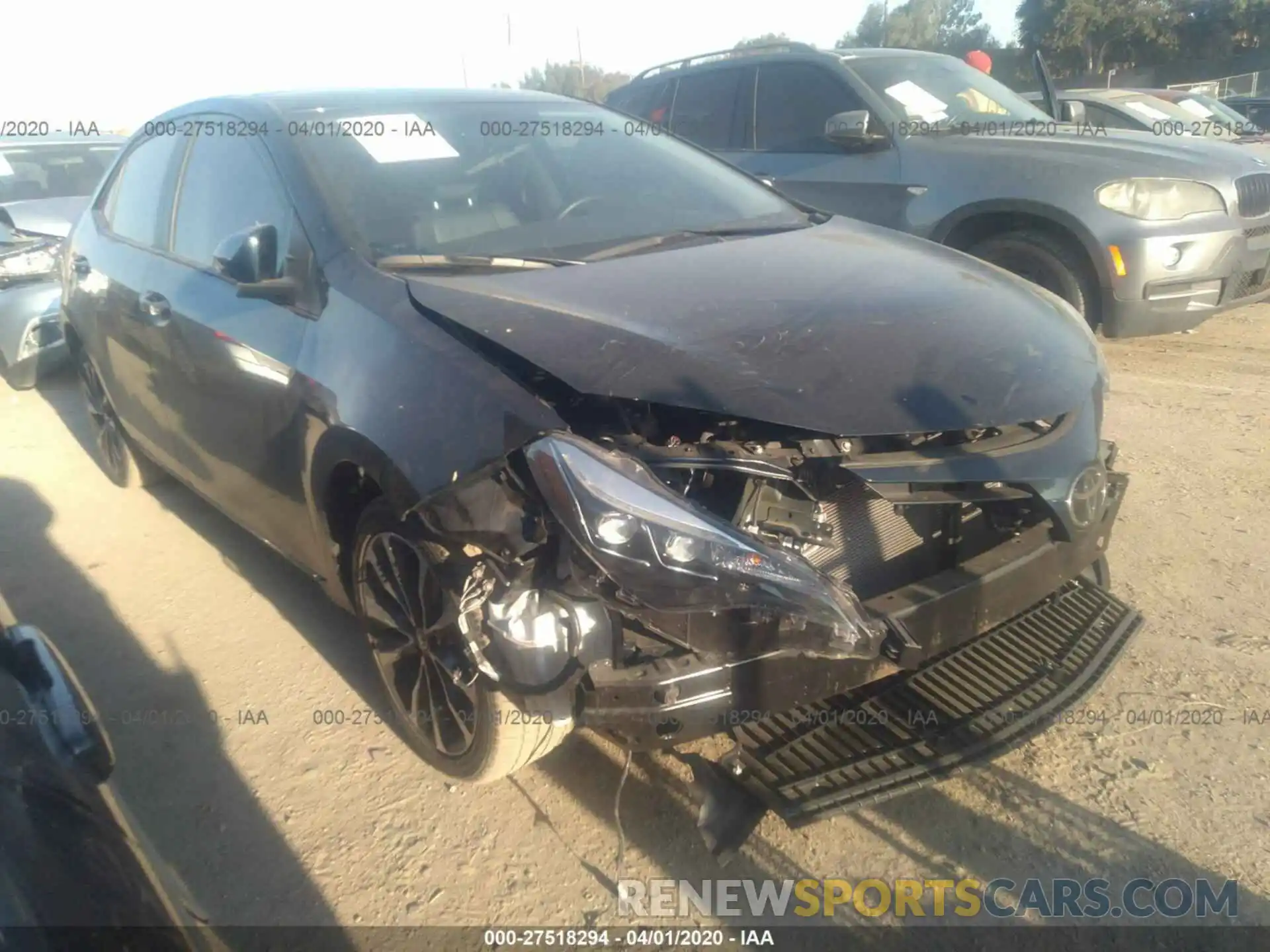 1 Photograph of a damaged car 2T1BURHE1KC127107 TOYOTA COROLLA 2019