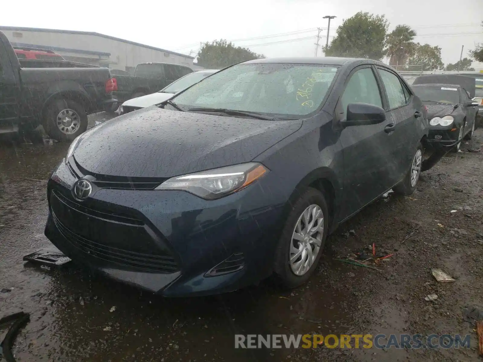 2 Photograph of a damaged car 2T1BURHE1KC127432 TOYOTA COROLLA 2019