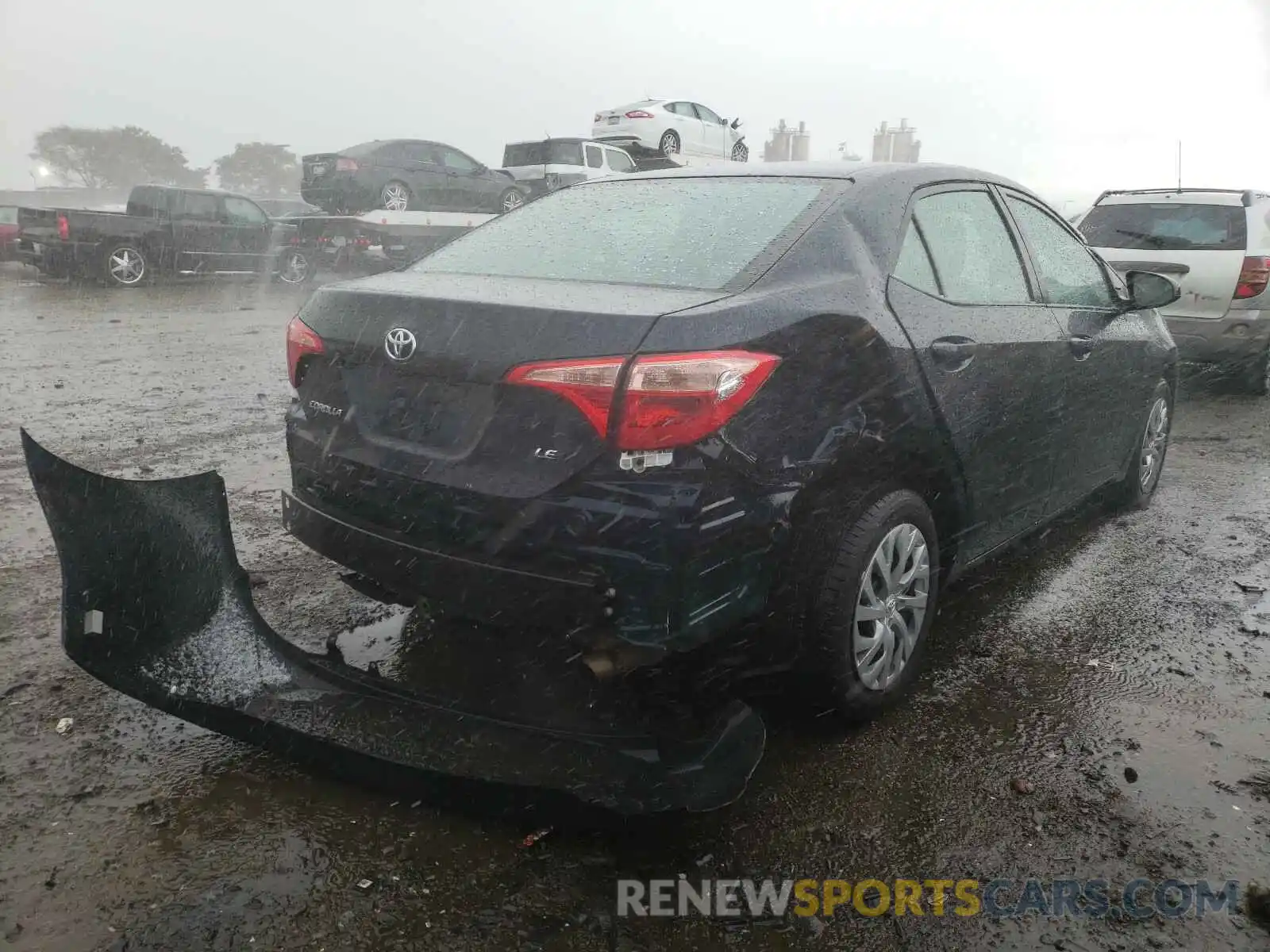 4 Photograph of a damaged car 2T1BURHE1KC127432 TOYOTA COROLLA 2019