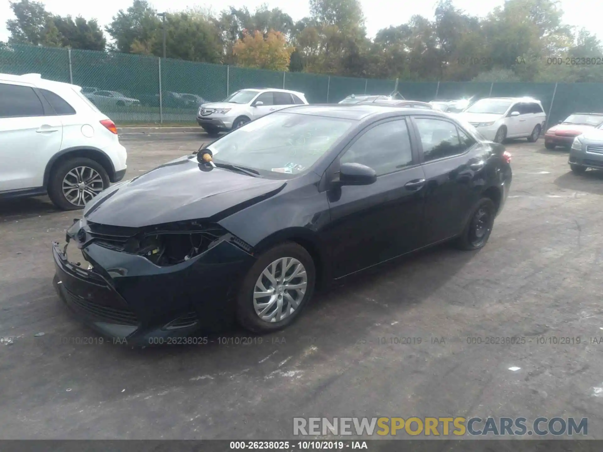 2 Photograph of a damaged car 2T1BURHE1KC127575 TOYOTA COROLLA 2019