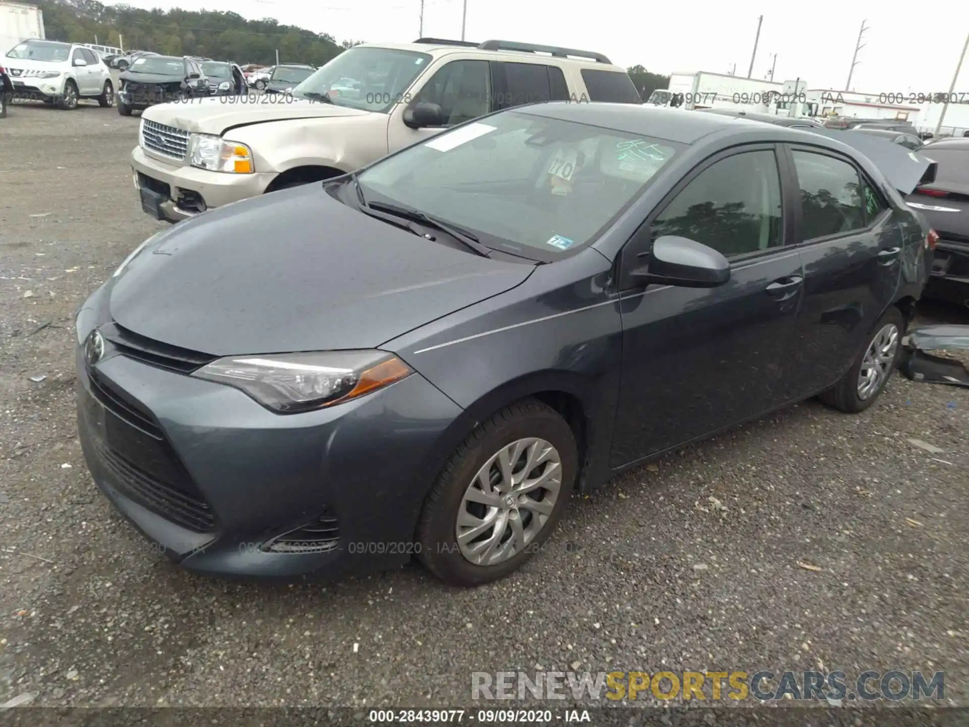 2 Photograph of a damaged car 2T1BURHE1KC127740 TOYOTA COROLLA 2019