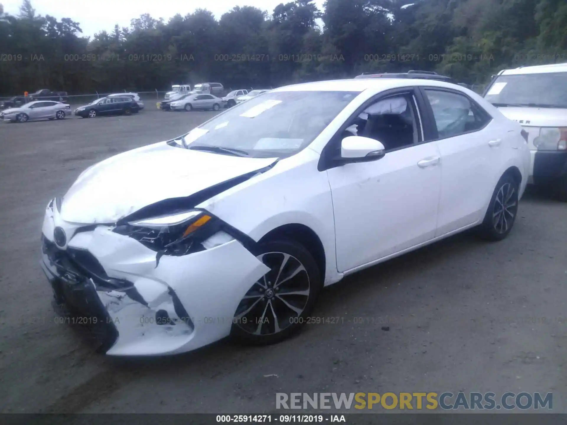 2 Photograph of a damaged car 2T1BURHE1KC129150 TOYOTA COROLLA 2019