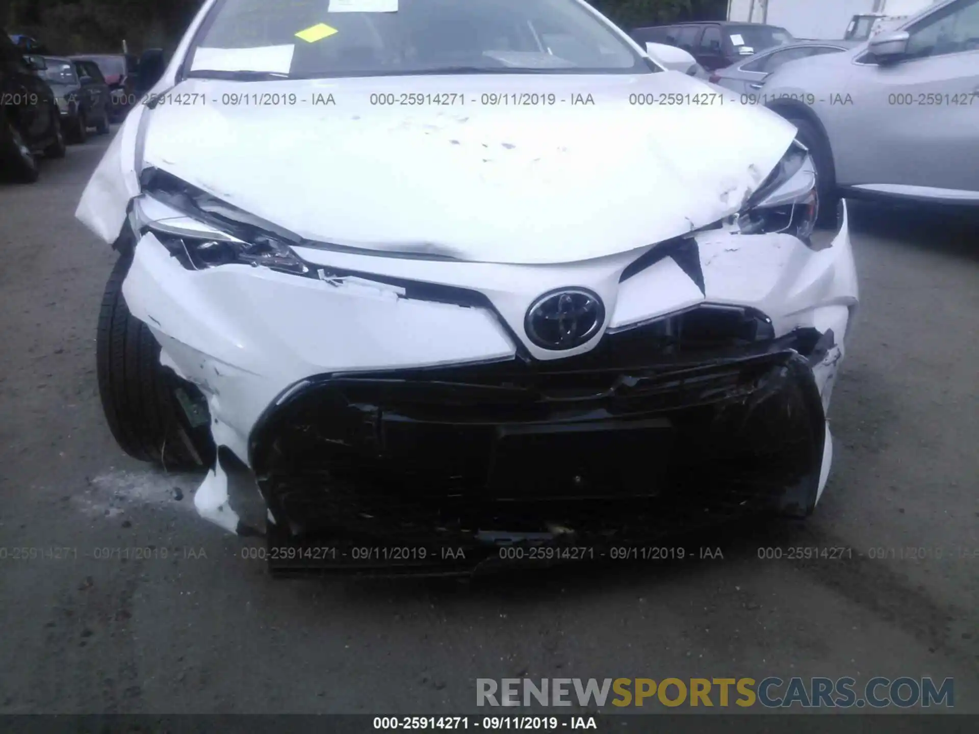 6 Photograph of a damaged car 2T1BURHE1KC129150 TOYOTA COROLLA 2019