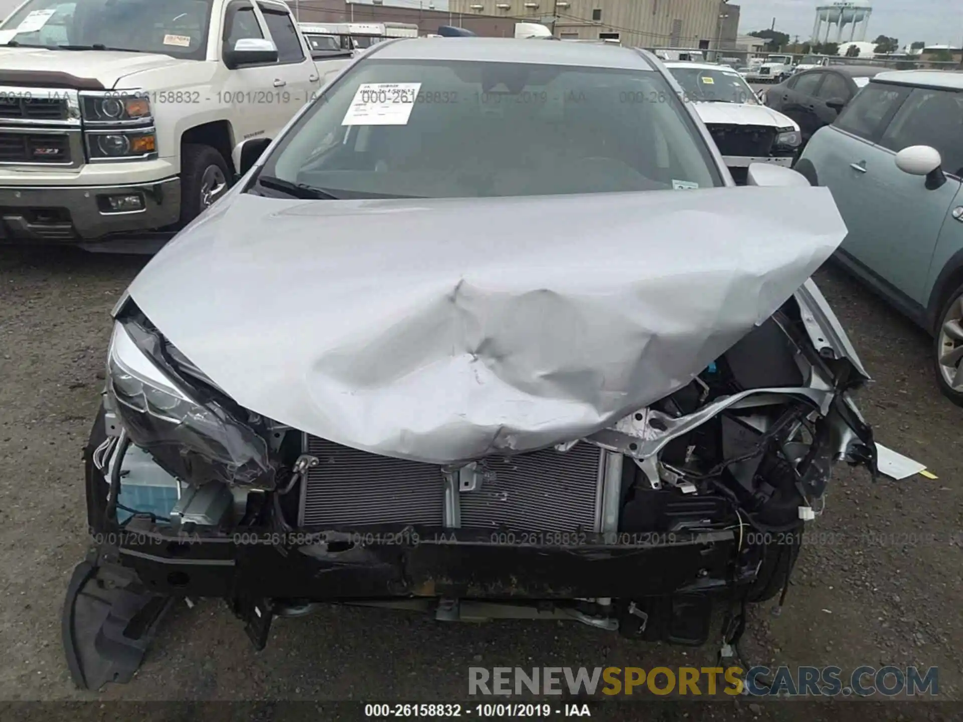 10 Photograph of a damaged car 2T1BURHE1KC129973 TOYOTA COROLLA 2019