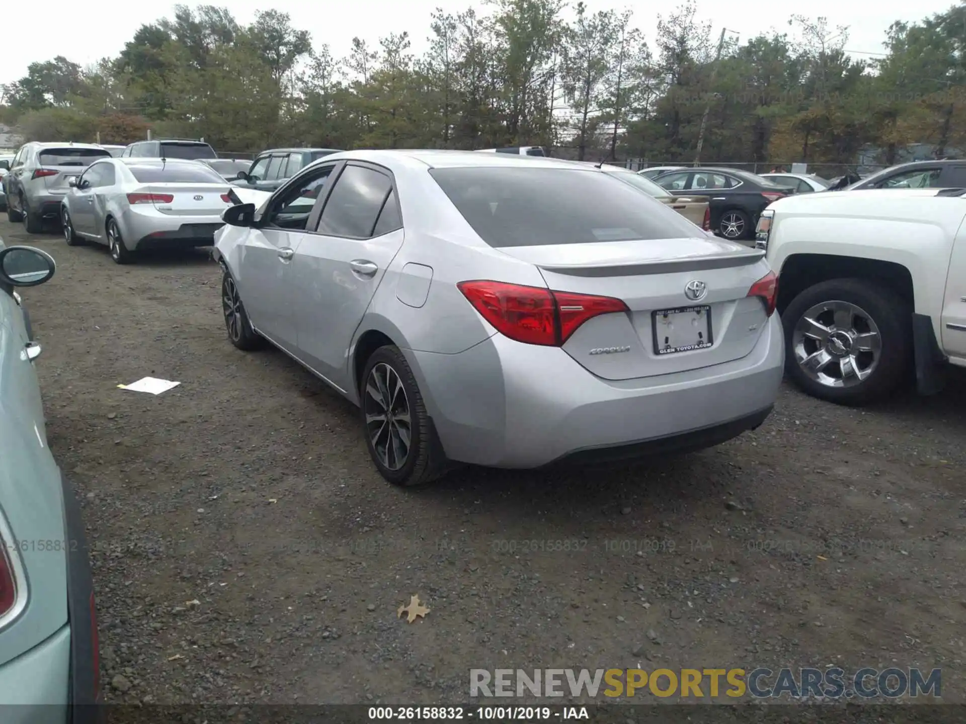 3 Photograph of a damaged car 2T1BURHE1KC129973 TOYOTA COROLLA 2019