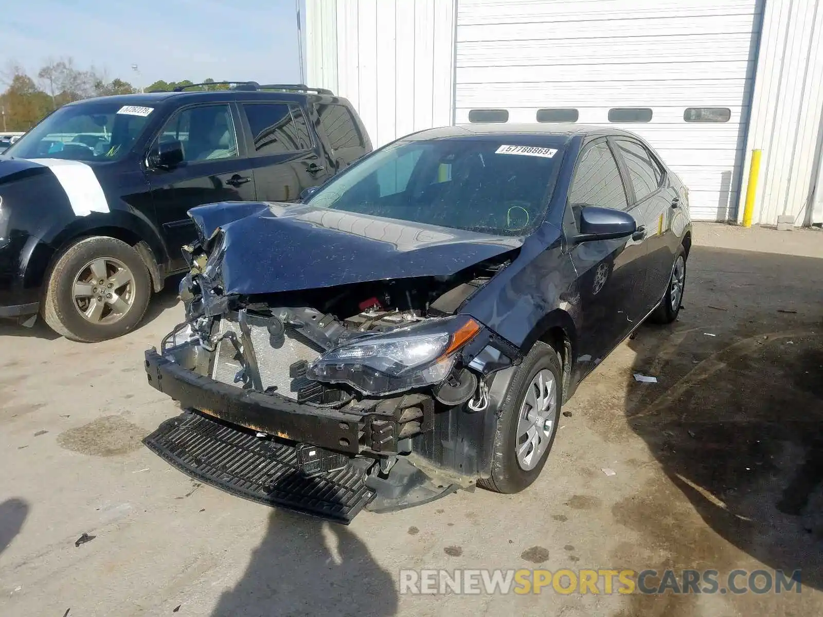 2 Photograph of a damaged car 2T1BURHE1KC130203 TOYOTA COROLLA 2019