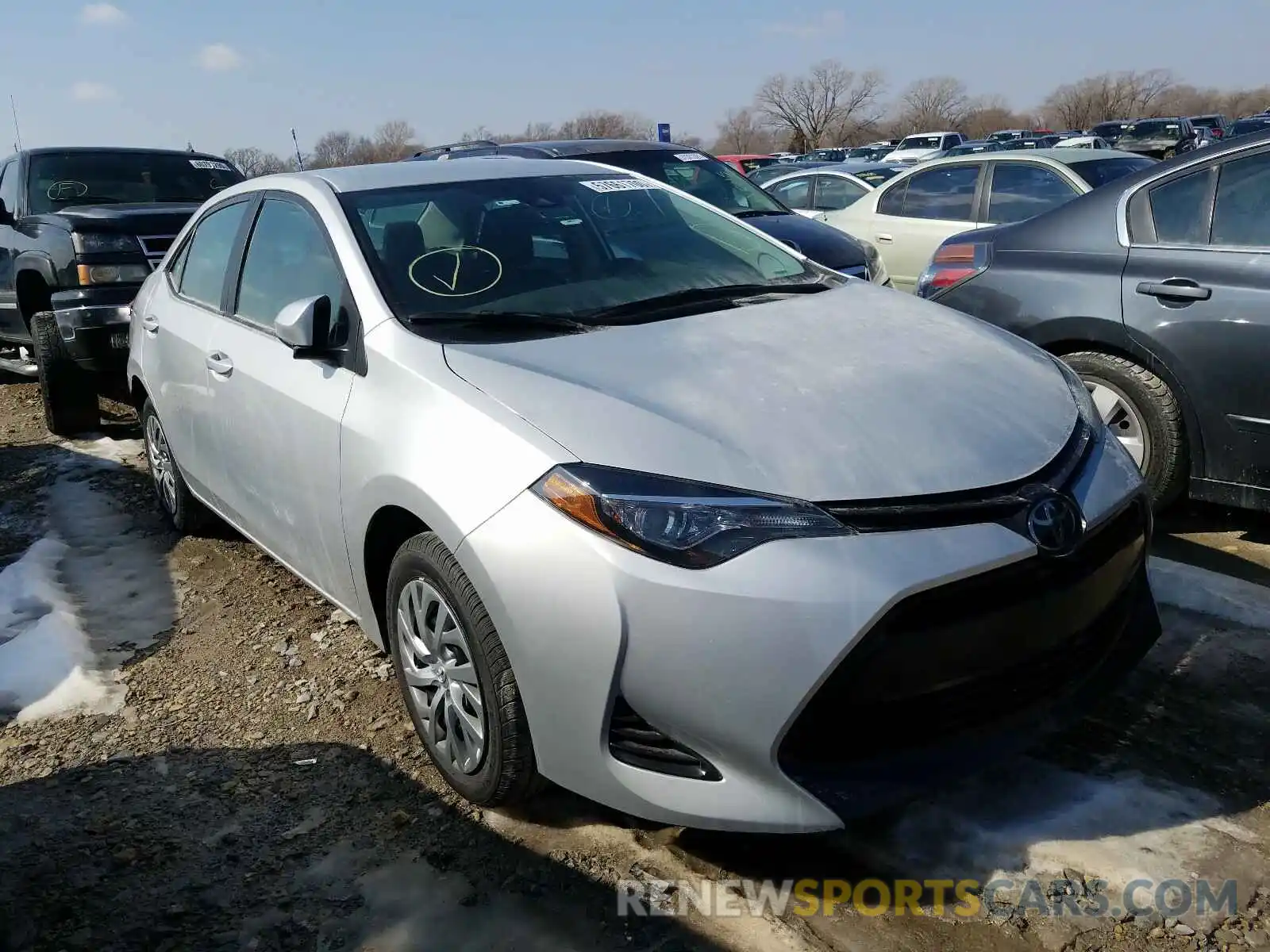 1 Photograph of a damaged car 2T1BURHE1KC131660 TOYOTA COROLLA 2019