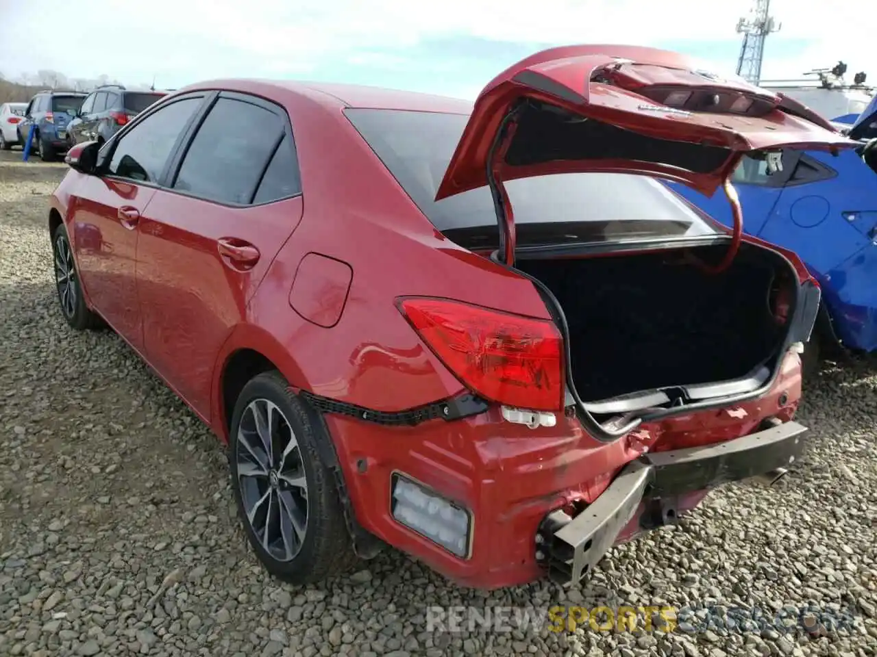 3 Photograph of a damaged car 2T1BURHE1KC131979 TOYOTA COROLLA 2019