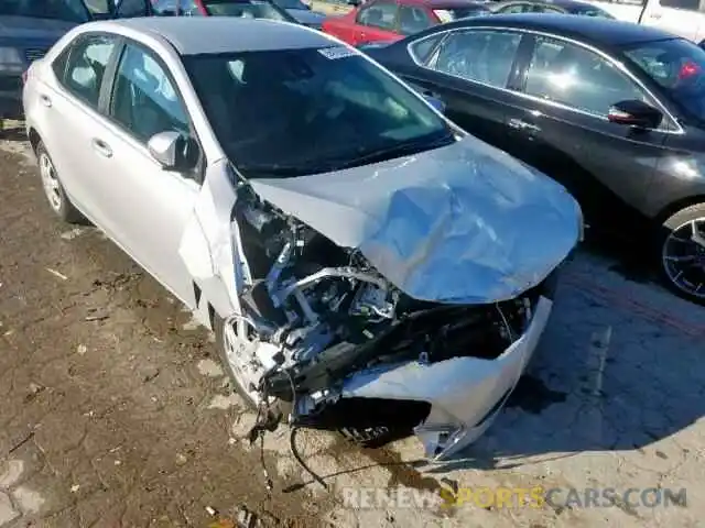 1 Photograph of a damaged car 2T1BURHE1KC131996 TOYOTA COROLLA 2019