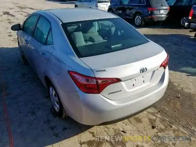 3 Photograph of a damaged car 2T1BURHE1KC131996 TOYOTA COROLLA 2019