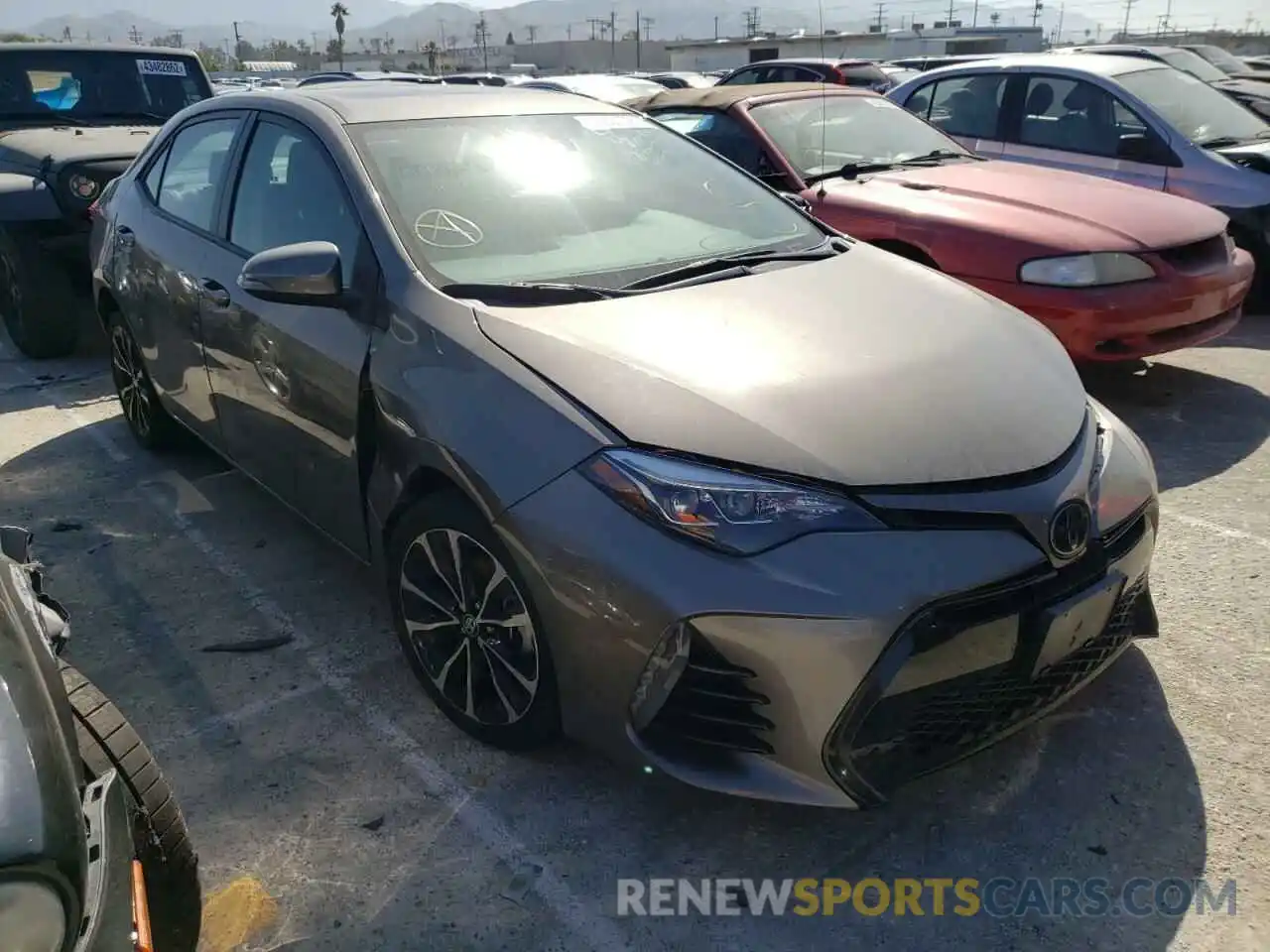 1 Photograph of a damaged car 2T1BURHE1KC132209 TOYOTA COROLLA 2019