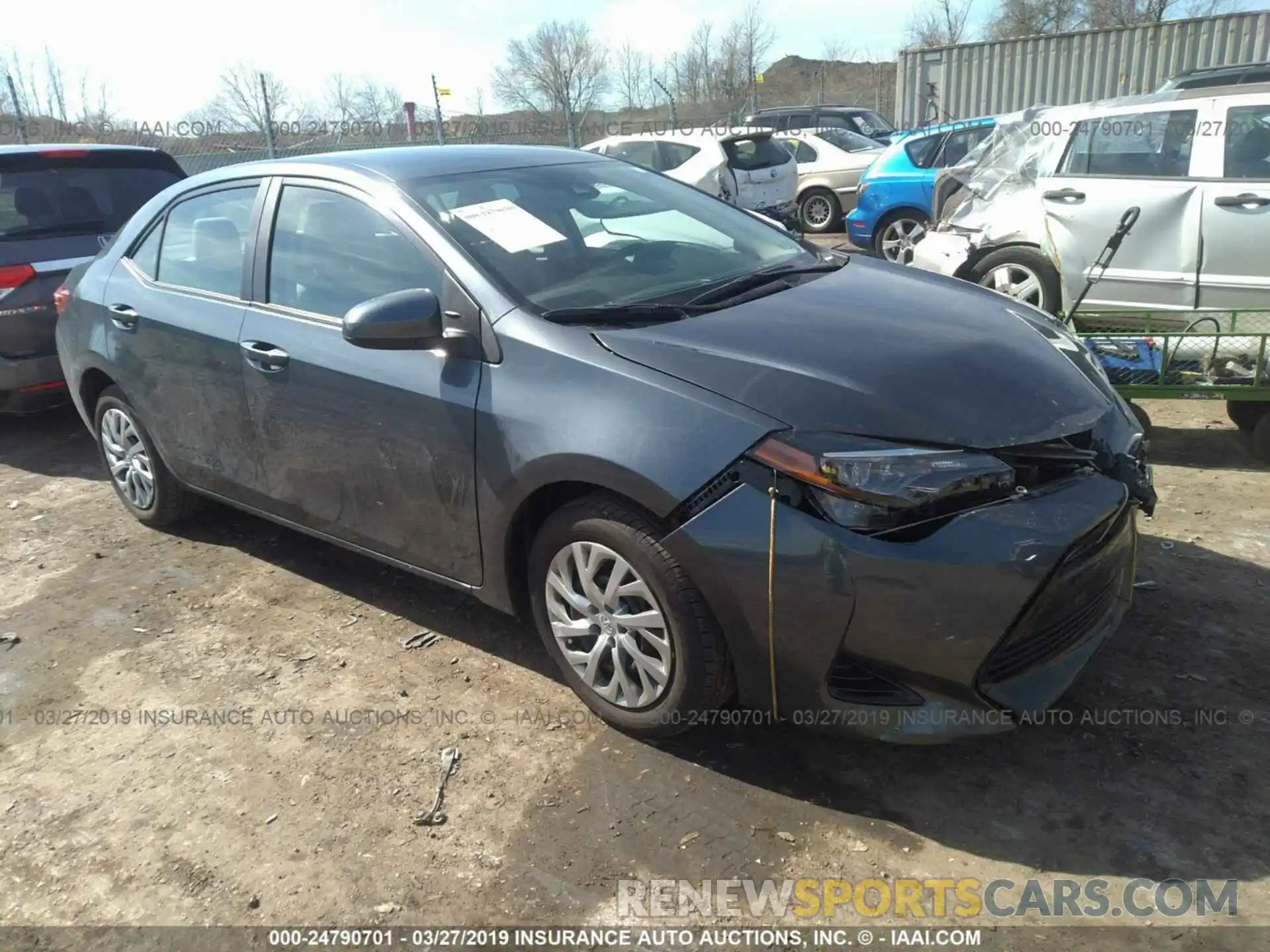 1 Photograph of a damaged car 2T1BURHE1KC132467 TOYOTA COROLLA 2019