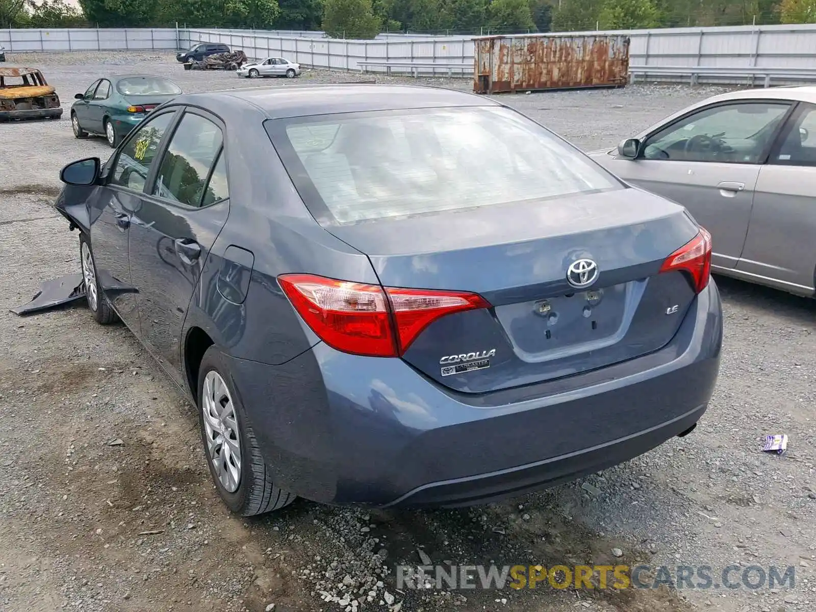 3 Photograph of a damaged car 2T1BURHE1KC132503 TOYOTA COROLLA 2019