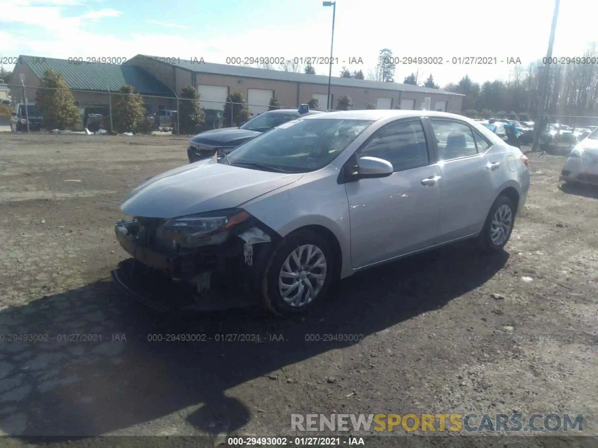 2 Photograph of a damaged car 2T1BURHE1KC132632 TOYOTA COROLLA 2019