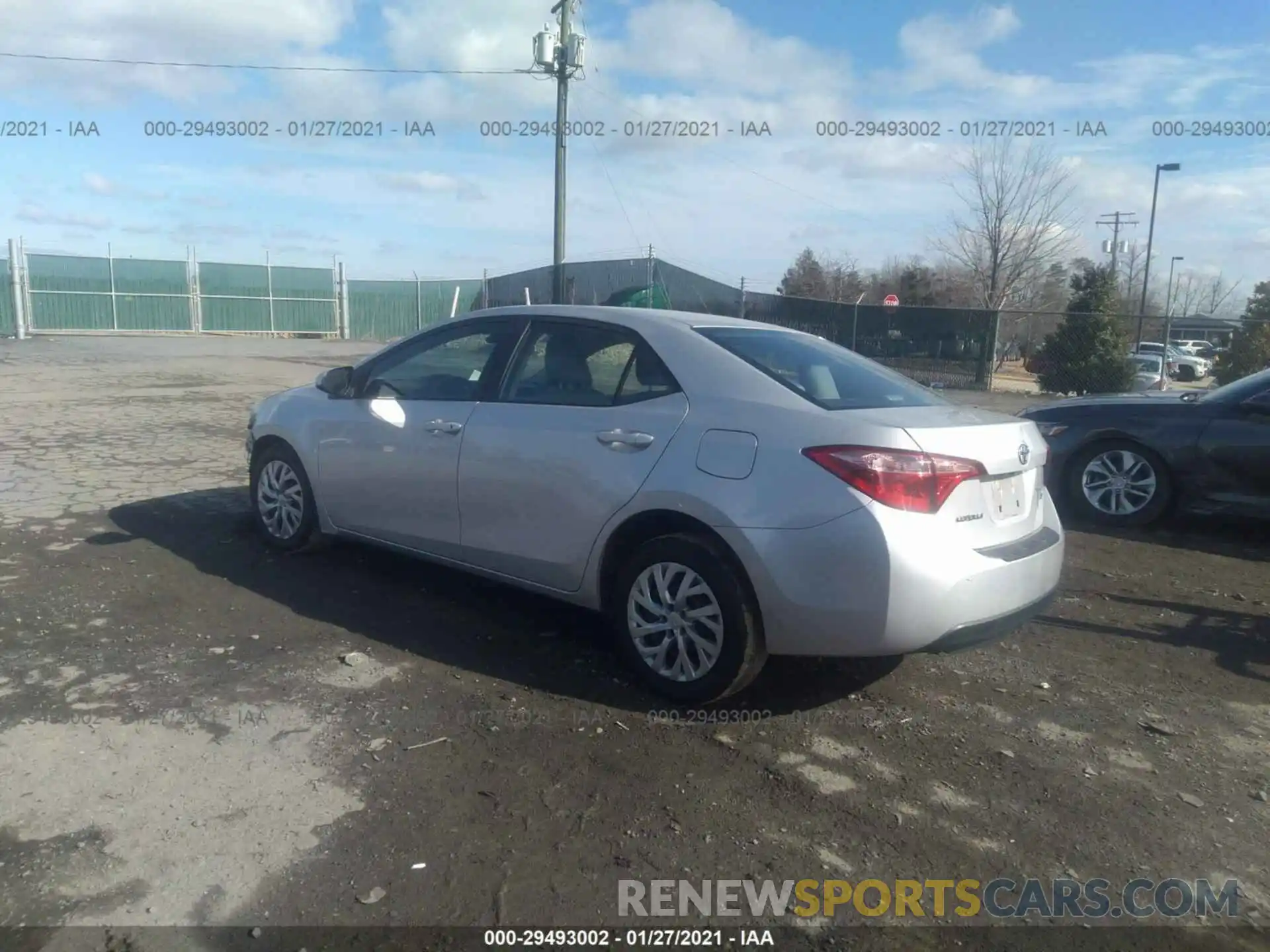 3 Photograph of a damaged car 2T1BURHE1KC132632 TOYOTA COROLLA 2019