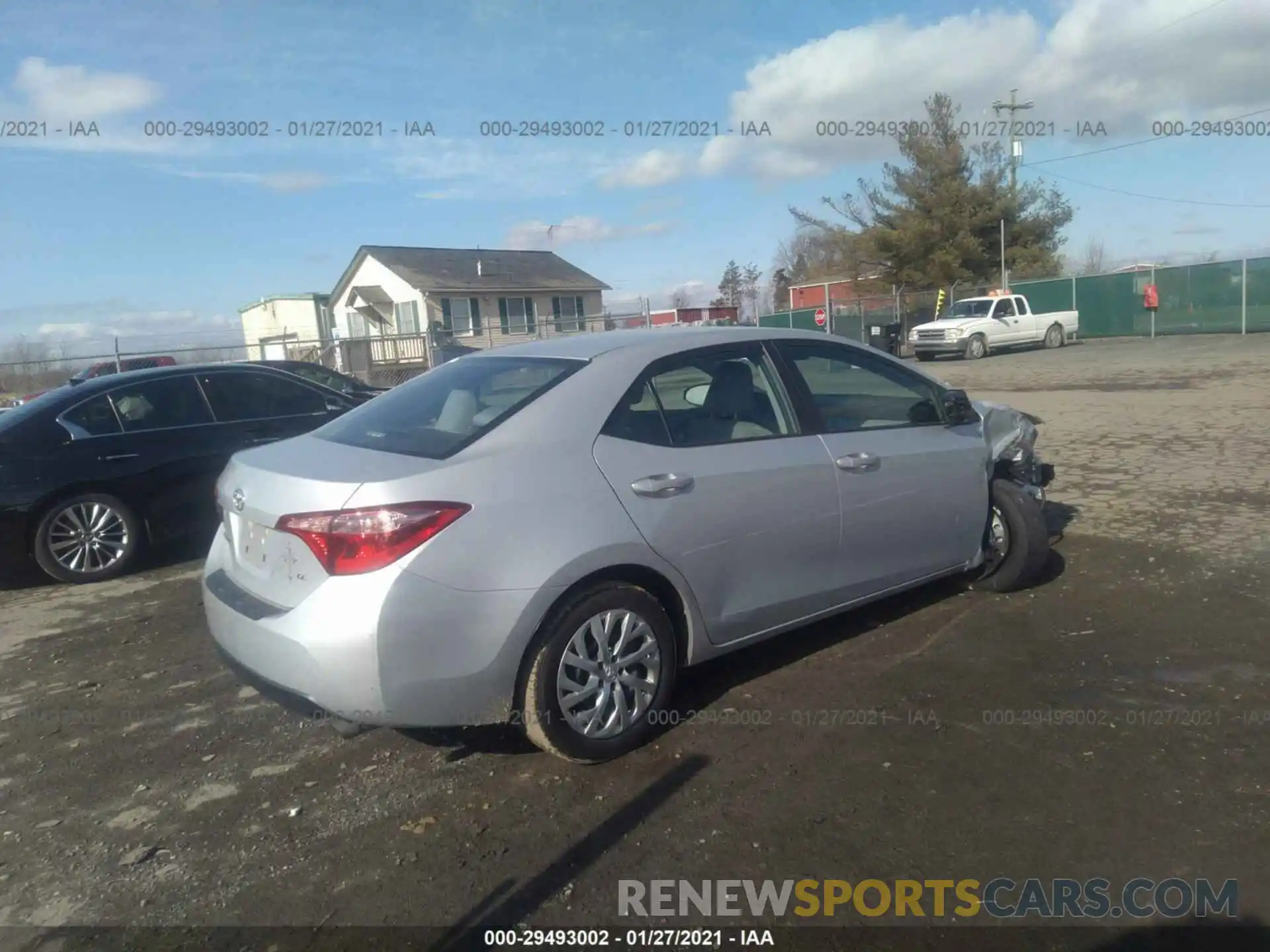 4 Photograph of a damaged car 2T1BURHE1KC132632 TOYOTA COROLLA 2019