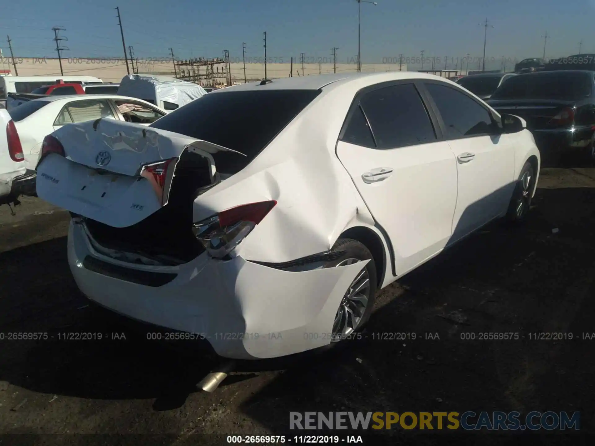 4 Photograph of a damaged car 2T1BURHE1KC132744 TOYOTA COROLLA 2019