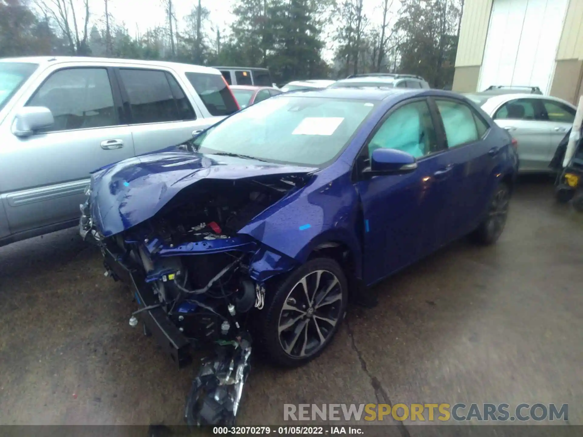 2 Photograph of a damaged car 2T1BURHE1KC132954 TOYOTA COROLLA 2019