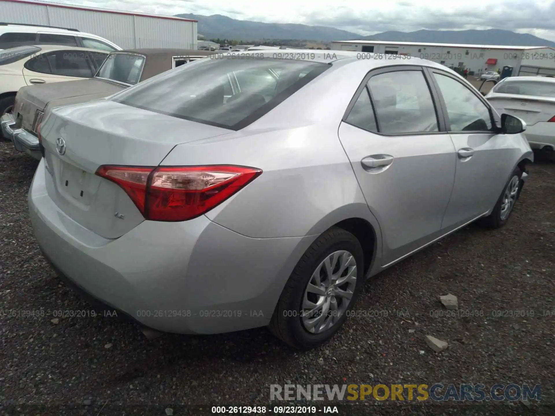 4 Photograph of a damaged car 2T1BURHE1KC133277 TOYOTA COROLLA 2019