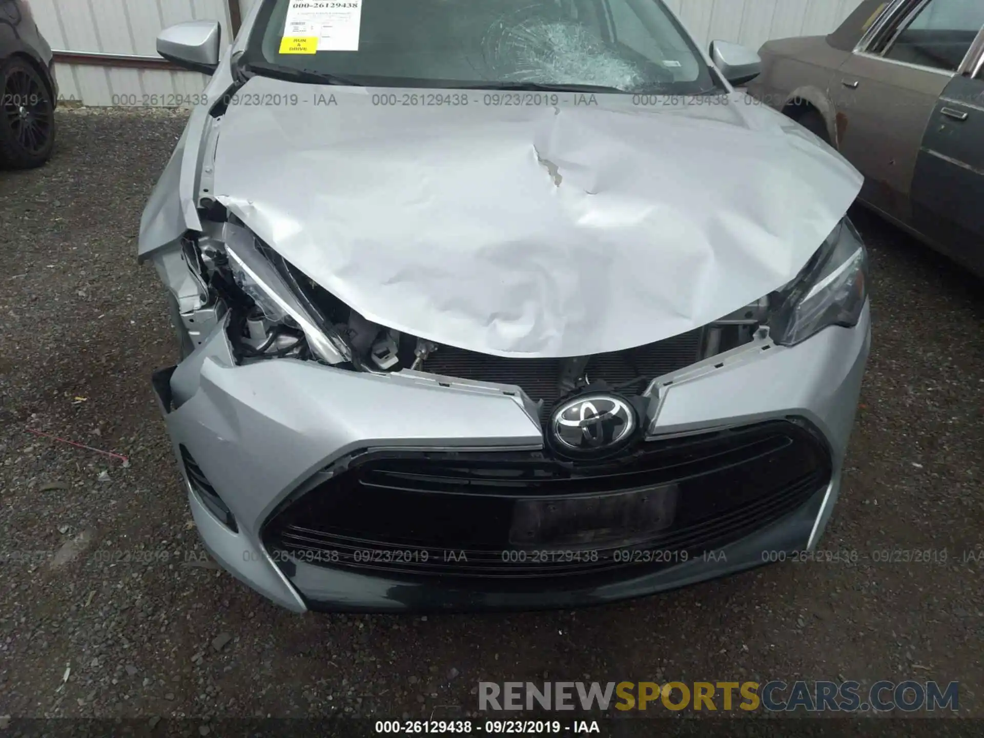 6 Photograph of a damaged car 2T1BURHE1KC133277 TOYOTA COROLLA 2019