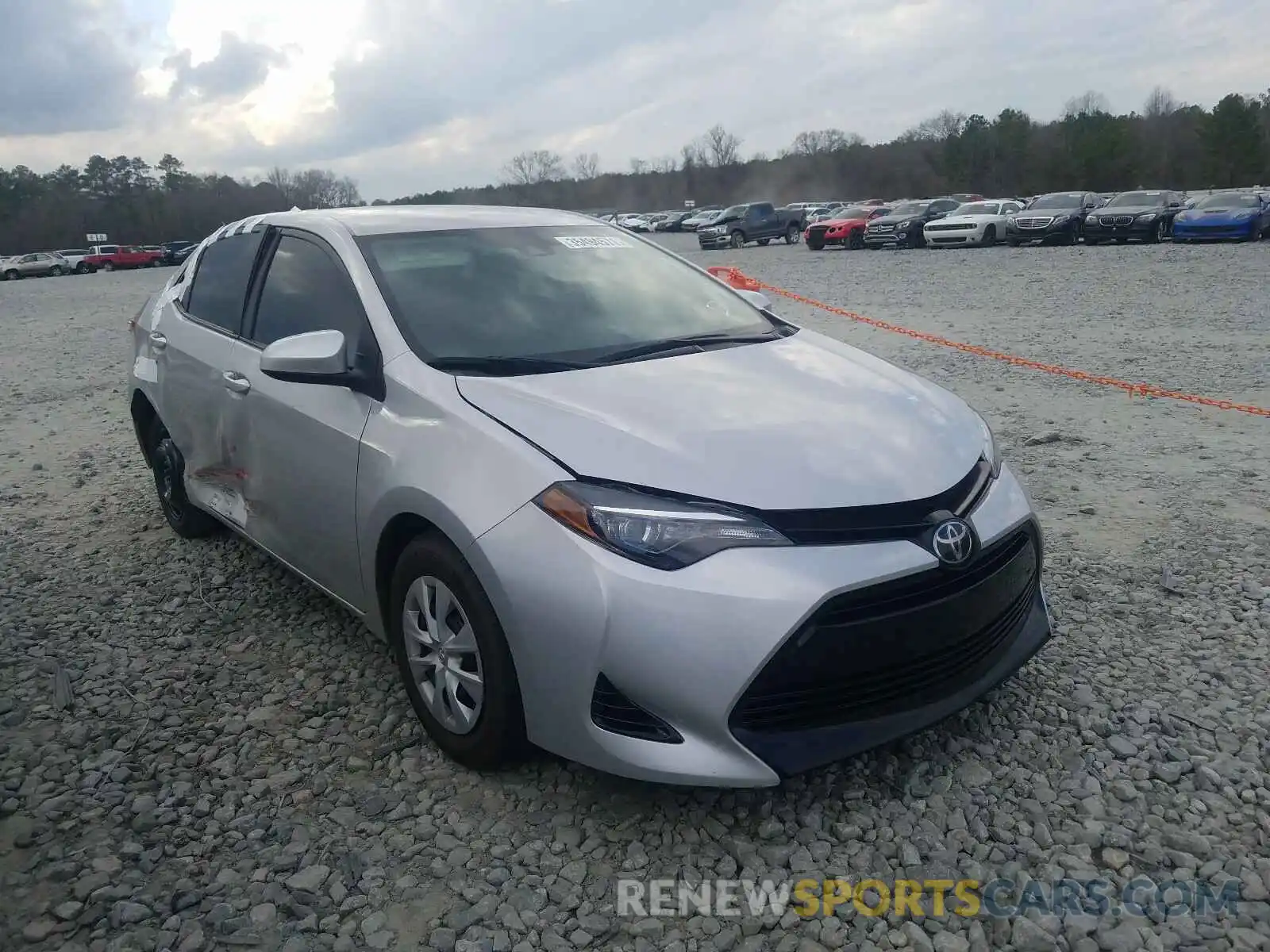 1 Photograph of a damaged car 2T1BURHE1KC133599 TOYOTA COROLLA 2019