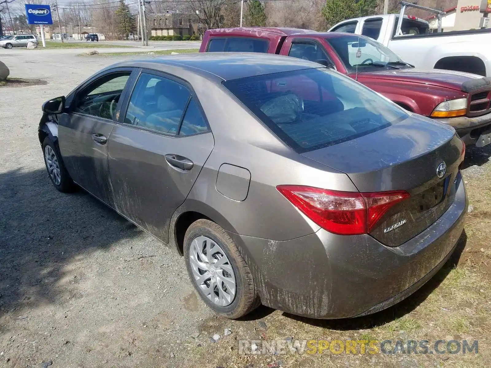 3 Photograph of a damaged car 2T1BURHE1KC133859 TOYOTA COROLLA 2019