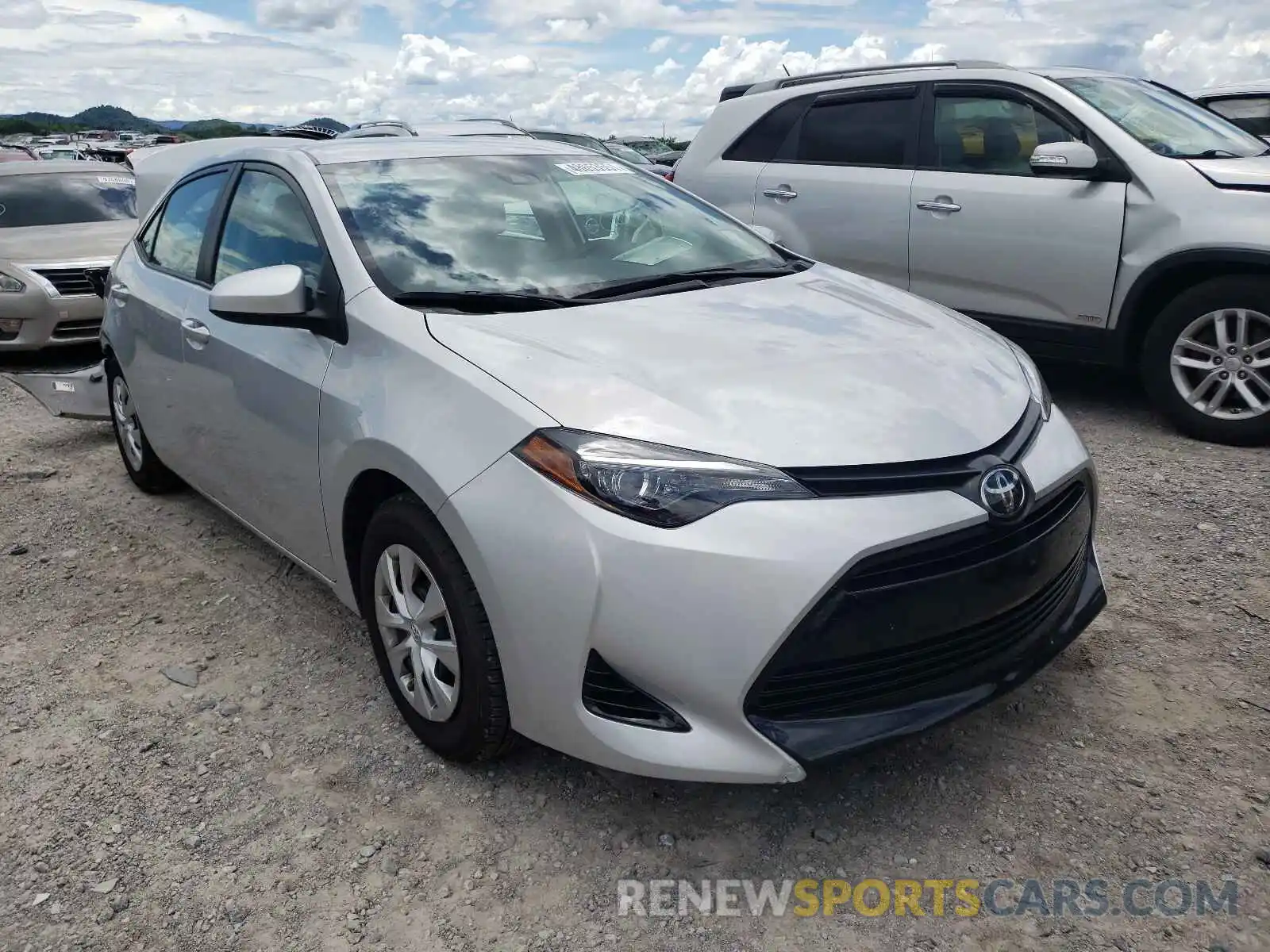 1 Photograph of a damaged car 2T1BURHE1KC134493 TOYOTA COROLLA 2019