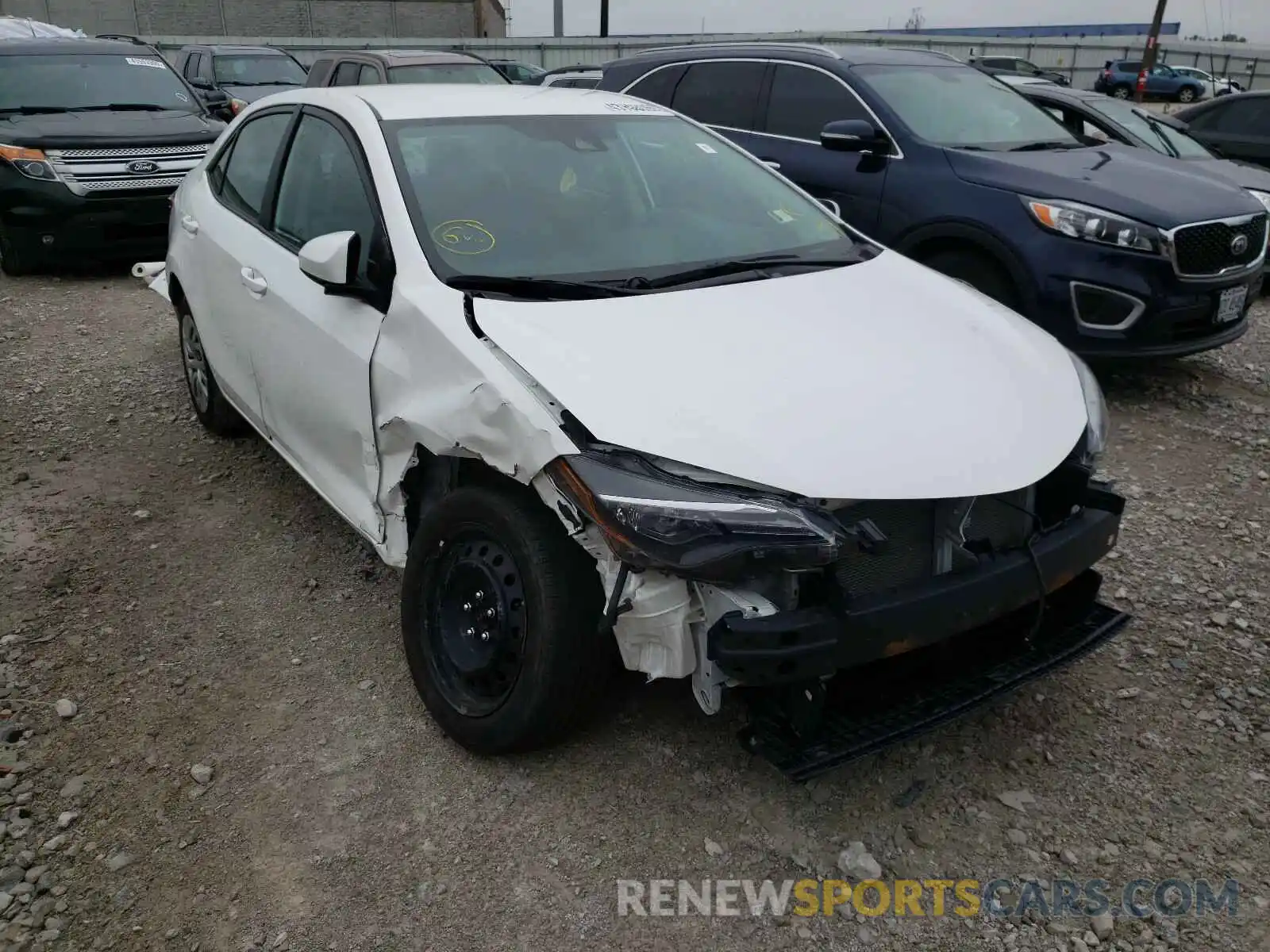 1 Photograph of a damaged car 2T1BURHE1KC135238 TOYOTA COROLLA 2019