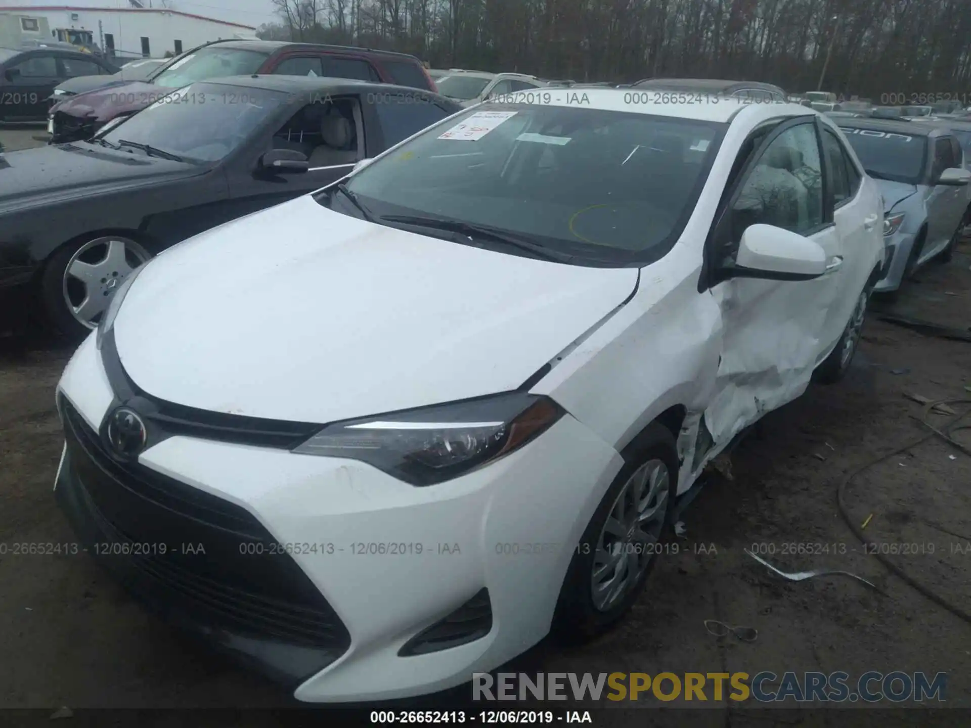 6 Photograph of a damaged car 2T1BURHE1KC135885 TOYOTA COROLLA 2019