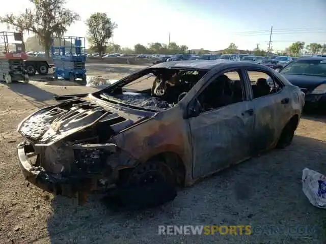 2 Photograph of a damaged car 2T1BURHE1KC136079 TOYOTA COROLLA 2019