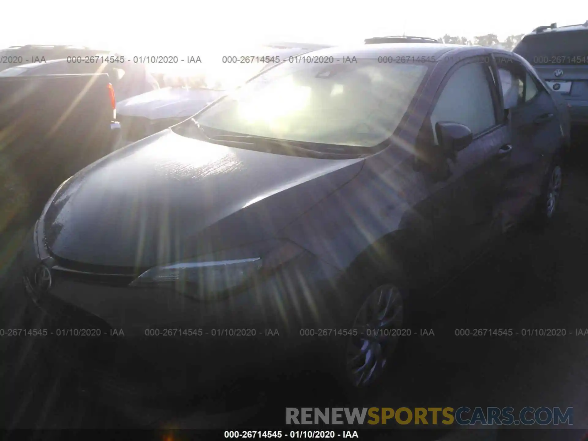 2 Photograph of a damaged car 2T1BURHE1KC137281 TOYOTA COROLLA 2019