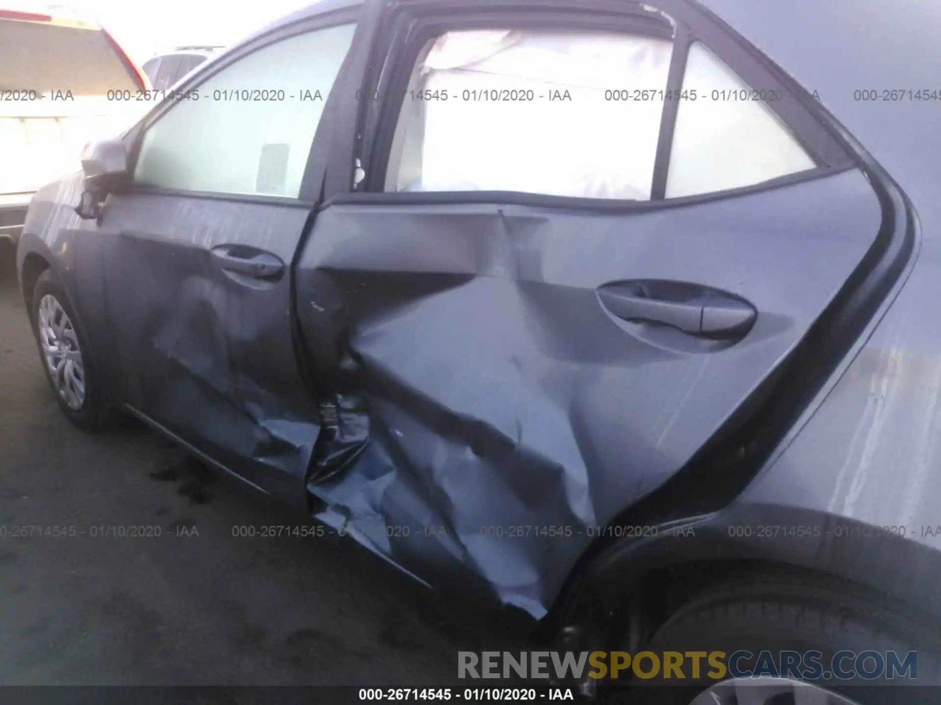 6 Photograph of a damaged car 2T1BURHE1KC137281 TOYOTA COROLLA 2019