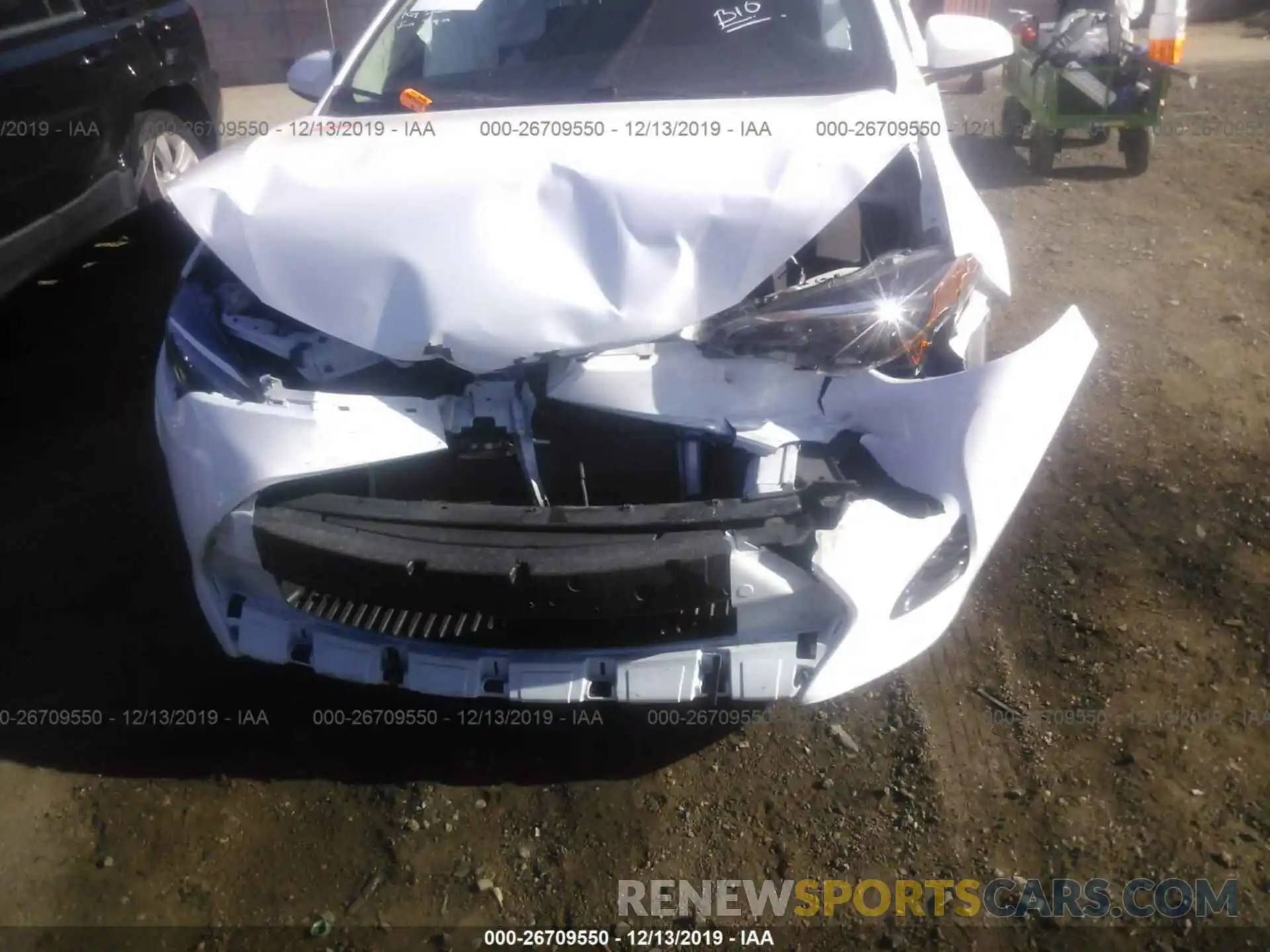 6 Фотография поврежденного автомобиля 2T1BURHE1KC137717 TOYOTA COROLLA 2019