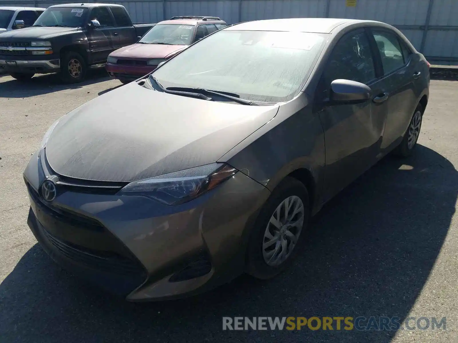 2 Photograph of a damaged car 2T1BURHE1KC138737 TOYOTA COROLLA 2019