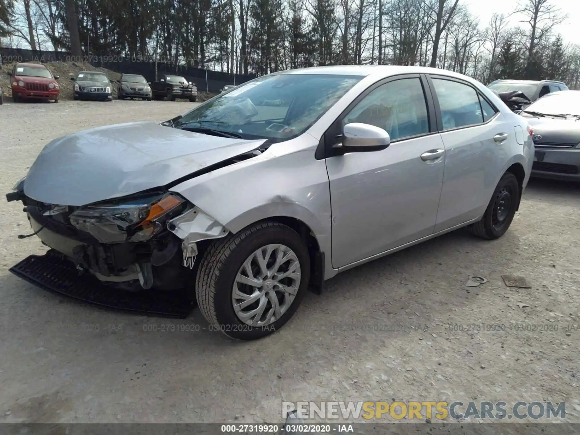 2 Photograph of a damaged car 2T1BURHE1KC138947 TOYOTA COROLLA 2019