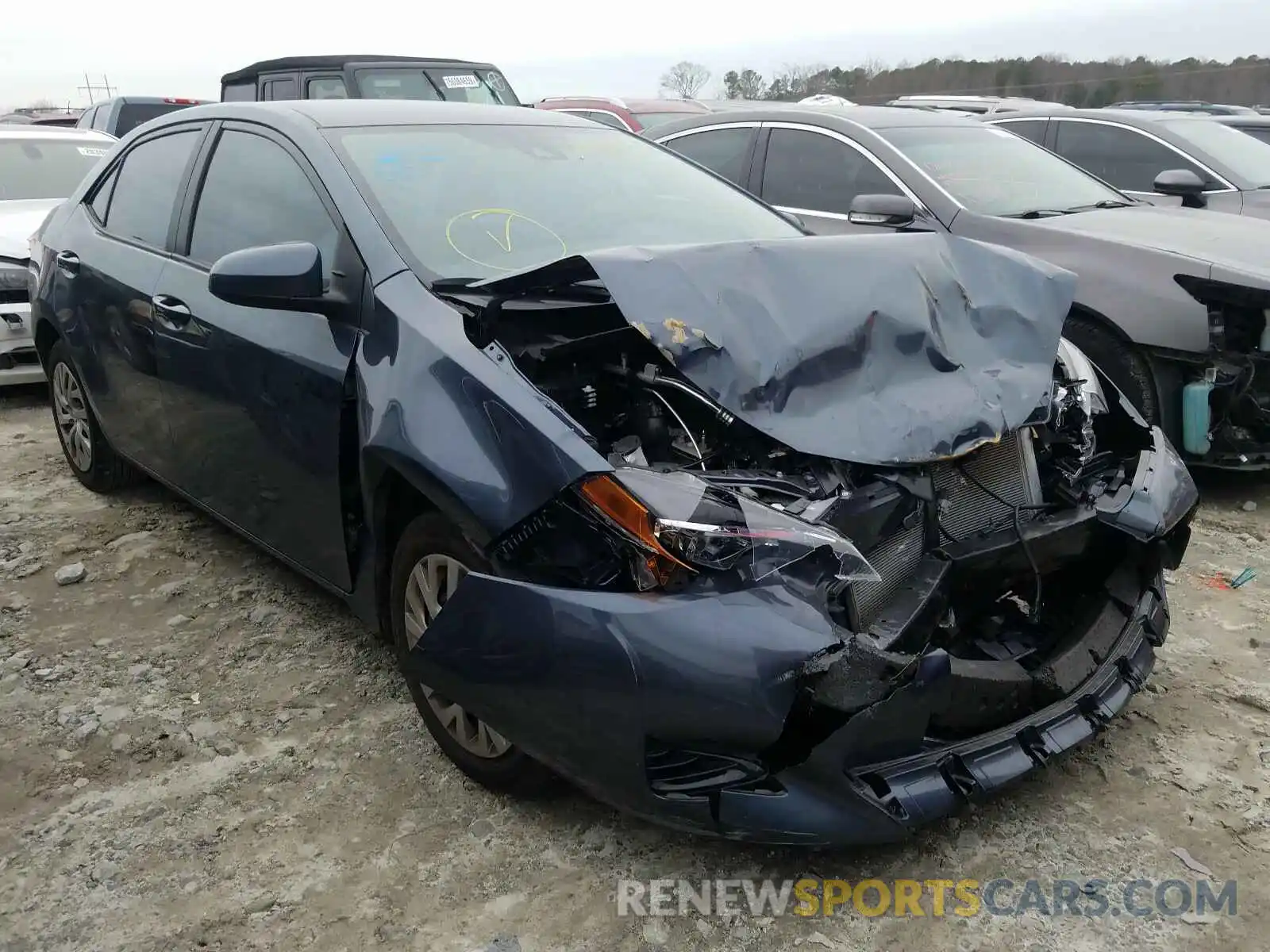 1 Photograph of a damaged car 2T1BURHE1KC139029 TOYOTA COROLLA 2019