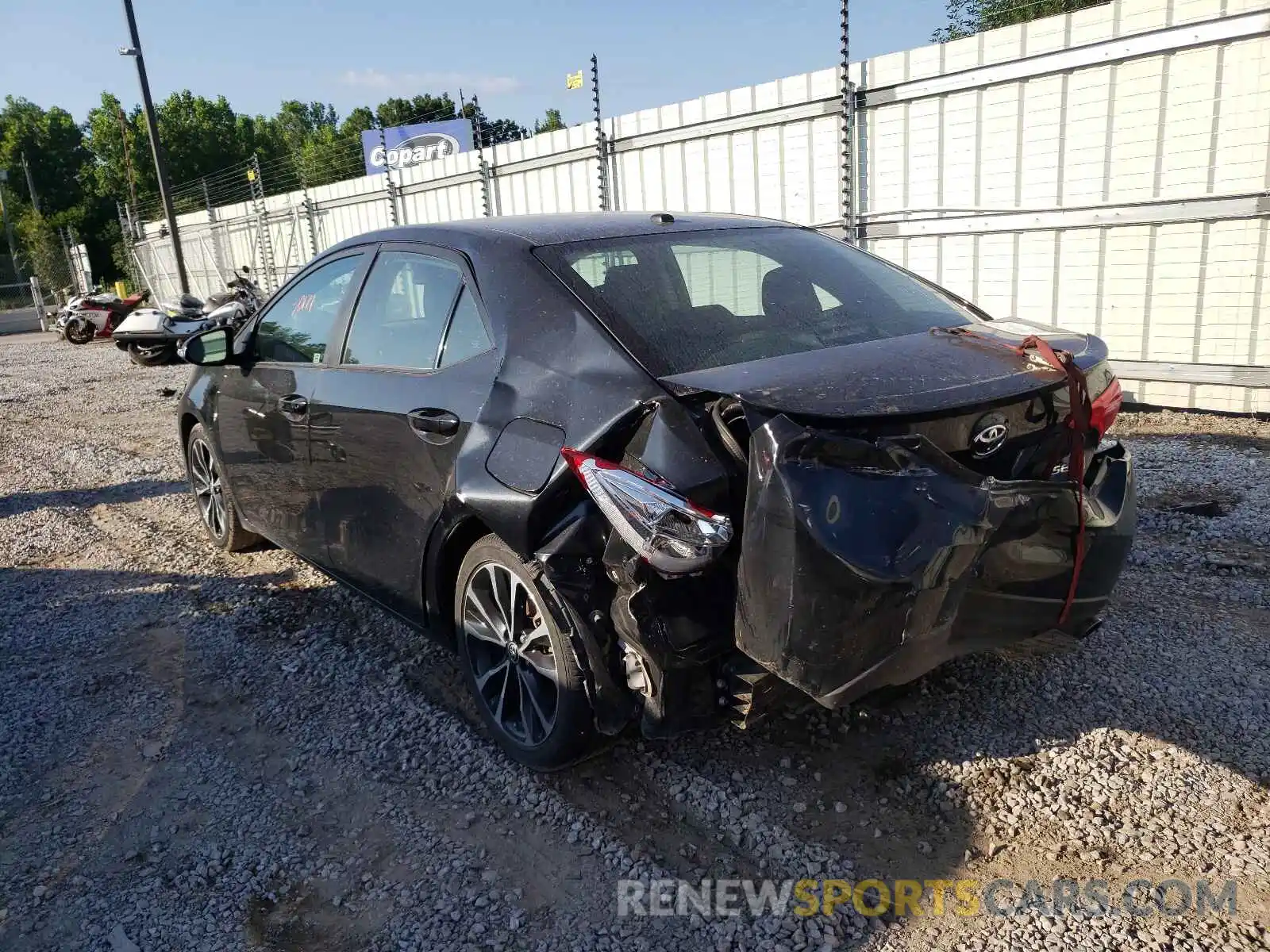 3 Photograph of a damaged car 2T1BURHE1KC139497 TOYOTA COROLLA 2019