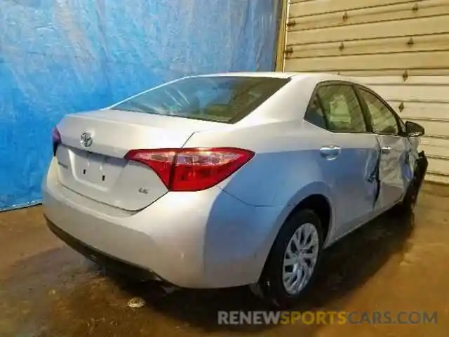 4 Photograph of a damaged car 2T1BURHE1KC139760 TOYOTA COROLLA 2019