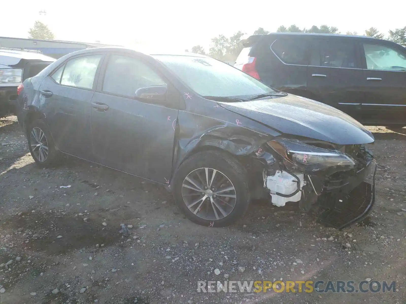 1 Photograph of a damaged car 2T1BURHE1KC139905 TOYOTA COROLLA 2019